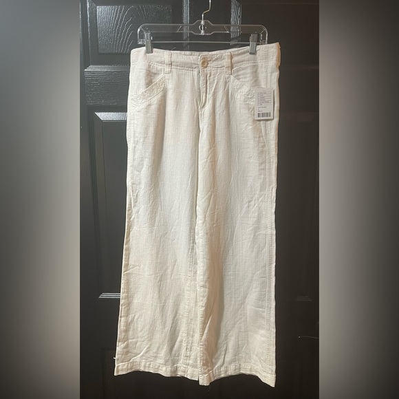 NEW Anthropologie Pilcro Wide Leg Linen Trousers NWT - Picture 1 of 9